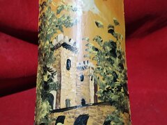 Pictura franceza realizata pe tigla de epoca